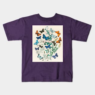 butterfly art with butterfly decorations Kids T-Shirt